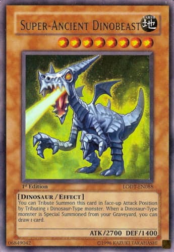 Super-Ancient Dinobeast - LODT-EN088 Ultra Rare 1st Edition