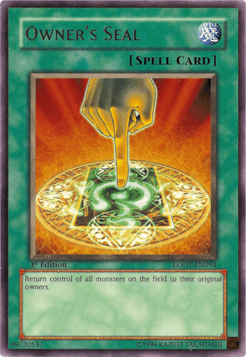 Owner's Seal - LODT-EN094 Rare Unlimited
