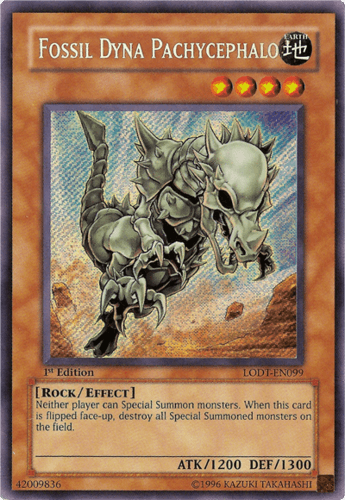 Fossil Dyna Pachycephalo - LODT-EN099 Secret Rare Unlimited