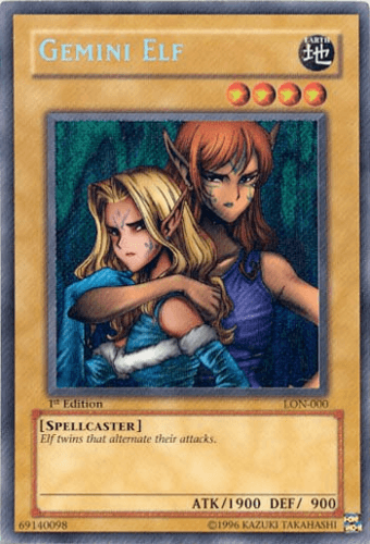 Gemini Elf - LON-000 Secret Rare Unlimited
