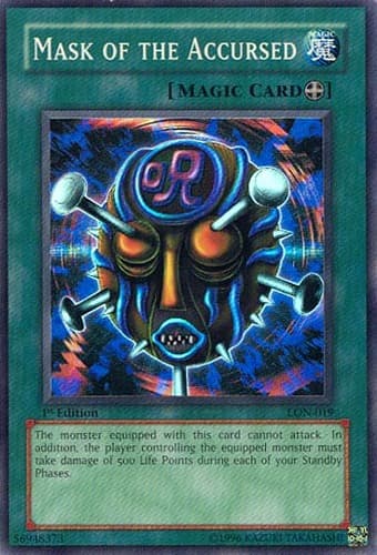 Mask of the Accursed - LON-019 Super Rare 1st Edition