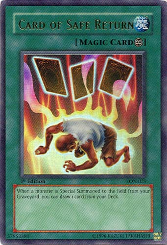 Card of Safe Return - LON-029 Ultra Rare Unlimited