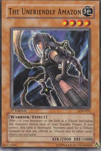 The Unfriendly Amazon - LON-031 Common 1st Edition