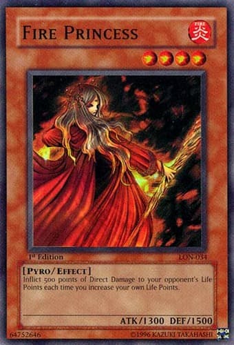 Fire Princess - LON-034 Super Rare Unlimited