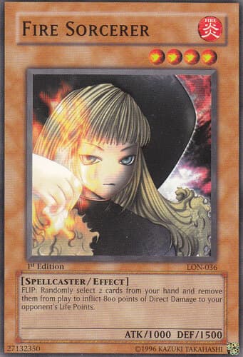Fire Sorcerer - LON-036 Common Unlimited