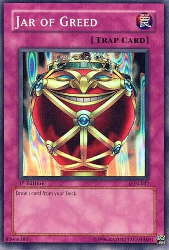 Jar of Greed - LON-047 Super Rare Unlimited