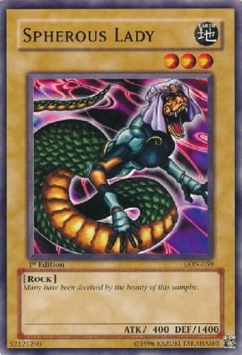 Spherous Lady - LON-059 Common 1st Edition
