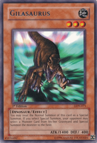 Gilasaurus - LON-071 Rare 1st Edition