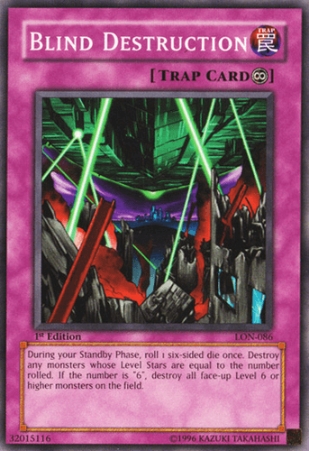 Blind Destruction - LON-086 Common 1st Edition