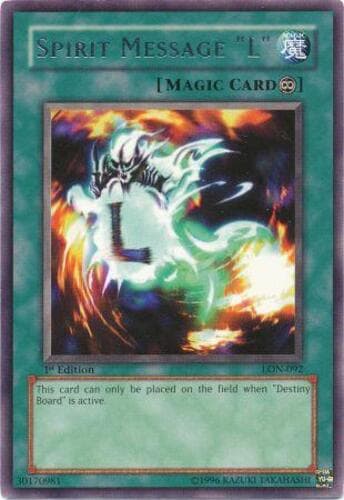 Spirit Message "L" - LON-092 Rare 1st Edition