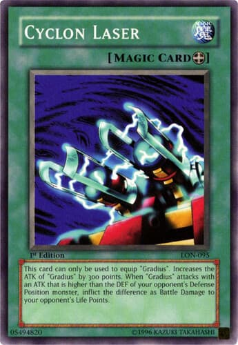 Cyclon Laser - LON-095 Common 1st Edition