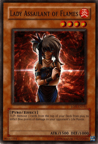 Lady Assailant of Flames - LON-EN035 Common Unlimited