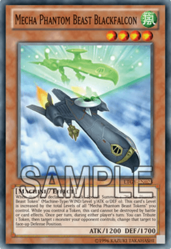 Mecha Phantom Beast Blackfalcon - LTGY-EN023 Common 1st Edition