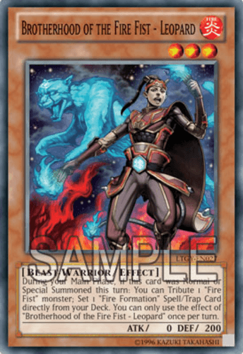 Brotherhood of the Fire Fist - Leopard - LTGY-EN027 Common 1st Edition