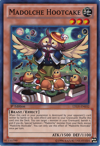 Madolche Hootcake - LTGY-EN032 Super Rare 1st Edition