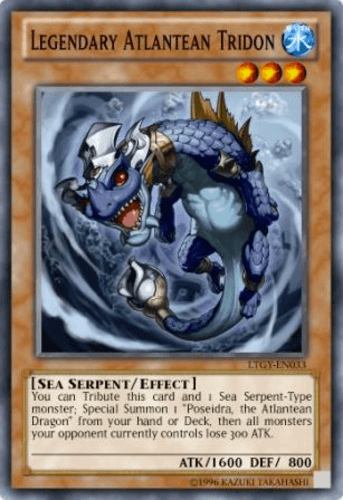 Legendary Atlantean Tridon - LTGY-EN033 Common 1st Edition