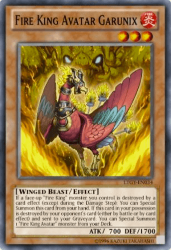 Fire King Avatar Garunix - LTGY-EN034 Common 1st Edition