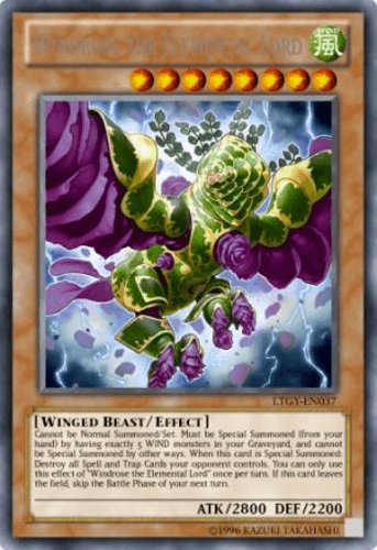Windrose the Elemental Lord - LTGY-EN037 Secret Rare 1st Edition