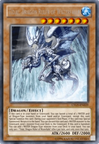 Tidal, Dragon Ruler of Waterfalls - LTGY-EN039 Rare 1st Edition