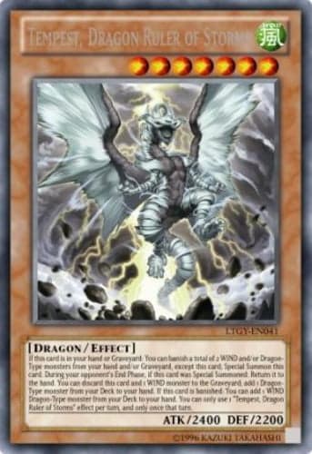 Tempest, Dragon Ruler of Storms - LTGY-EN041 Rare Unlimited