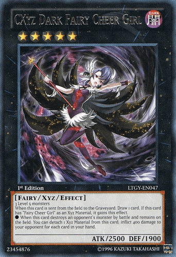 CXyz Dark Fairy Cheer Girl - LTGY-EN047 Rare Unlimited