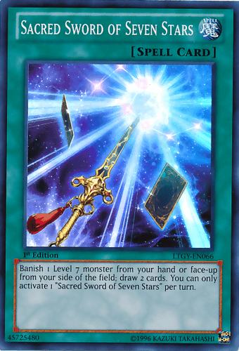 Sacred Sword of Seven Stars - LTGY-EN066 Super Rare Unlimited