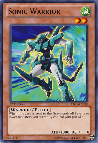 Sonic Warrior - LTGY-EN090 Common 1st Edition