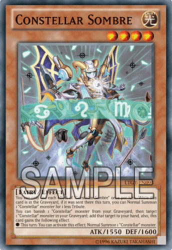 Constellar Sombre - LTGY-EN093 Super Rare 1st Edition