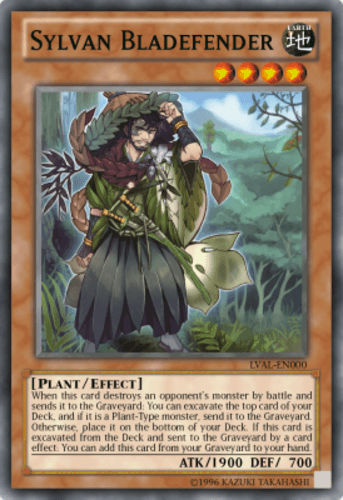Sylvan Bladefender - LVAL-EN000 Super Rare 1st Edition