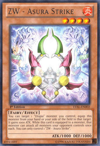 ZW - Asura Strike - LVAL-EN002 Rare 1st Edition