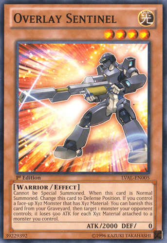 Overlay Sentinel - LVAL-EN005 Common 1st Edition
