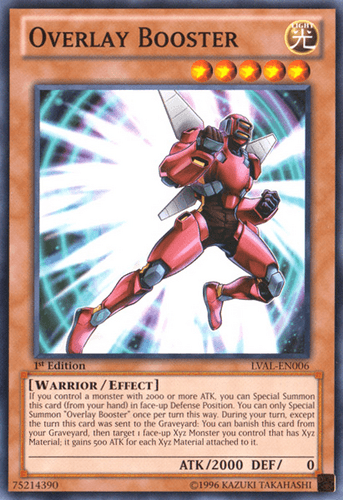 Overlay Booster - LVAL-EN006 Common 1st Edition