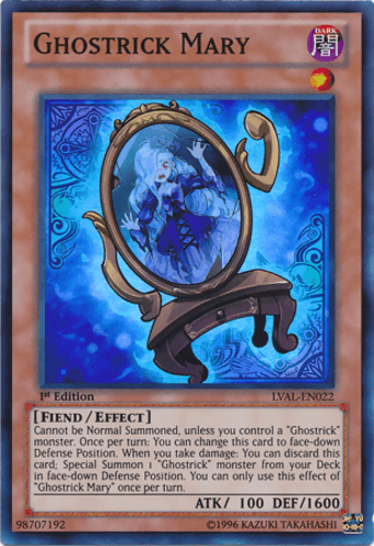 Ghostrick Mary - LVAL-EN022 Super Rare Unlimited