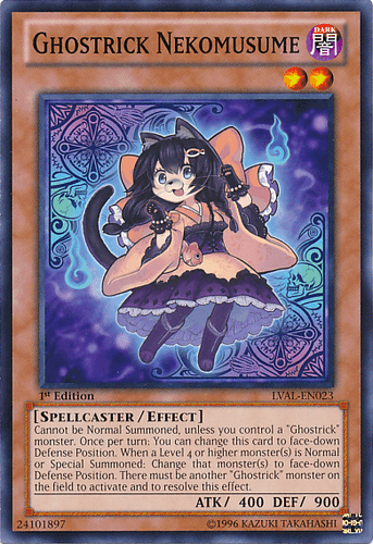 Ghostrick Nekomusume - LVAL-EN023 Common 1st Edition