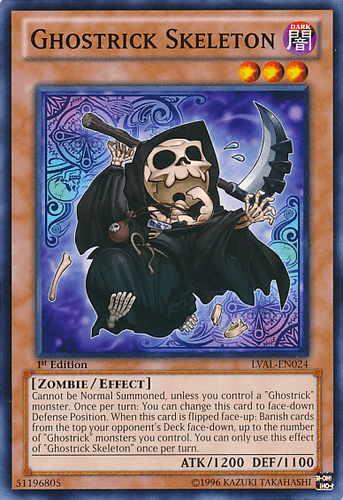Ghostrick Skeleton - LVAL-EN024 Common 1st Edition