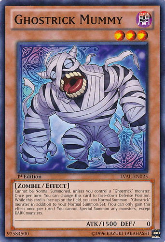 Ghostrick Mummy - LVAL-EN025 Common 1st Edition