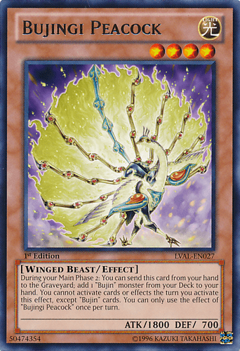 Bujingi Peacock - LVAL-EN027 Rare Unlimited