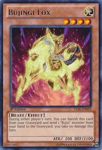 Bujingi Fox - LVAL-EN029 Rare 1st Edition