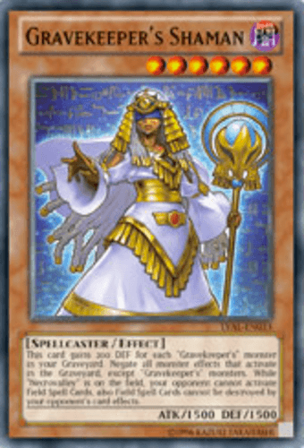Gravekeeper's Shaman - LVAL-EN033 Super Rare 1st Edition