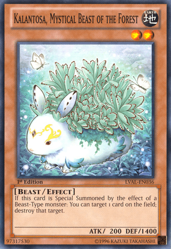 Kalantosa, Mystical Beast of the Forest - LVAL-EN036 Common Unlimited