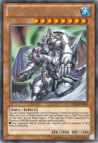 Mobius the Mega Monarch - LVAL-EN040 Secret Rare 1st Edition