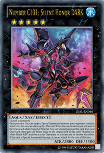 Number C101: Silent Honor DARK - LVAL-EN046 Ultra Rare 1st Edition