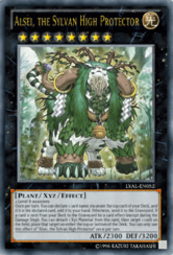 Alsei, the Sylvan High Protector - LVAL-EN052 Ultra Rare 1st Edition
