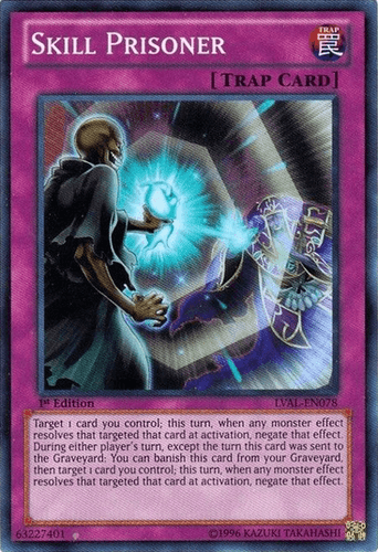 Skill Prisoner - LVAL-EN078 Super Rare Unlimited