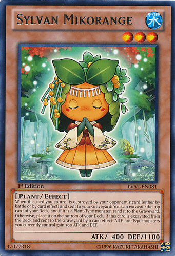 Sylvan Mikorange - LVAL-EN081 Rare 1st Edition