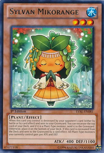 Sylvan Mikorange - LVAL-EN081 Rare Unlimited