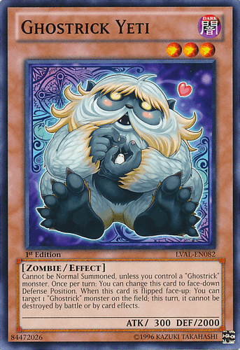 Ghostrick Yeti - LVAL-EN082 Common Unlimited