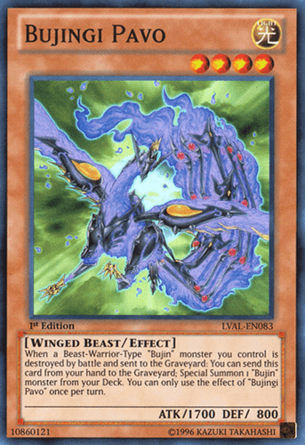 Bujingi Pavo - LVAL-EN083 Super Rare Unlimited