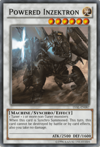 Powered Inzektron - LVAL-EN087 Super Rare 1st Edition