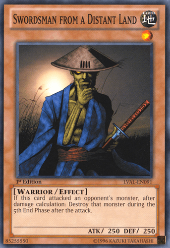 Swordsman from a Distant Land - LVAL-EN091 Common 1st Edition